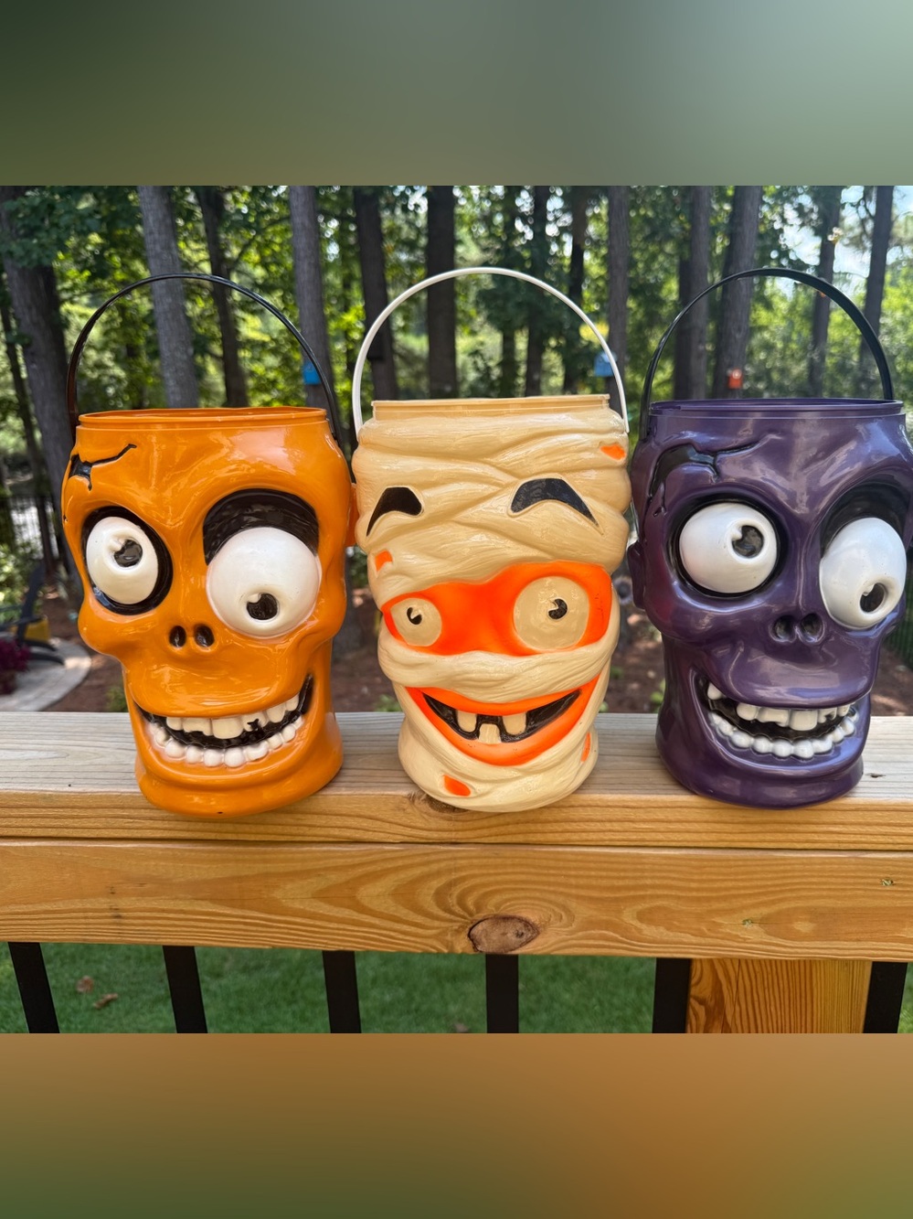 RARE! Chupa Chups collectible Halloween buckets